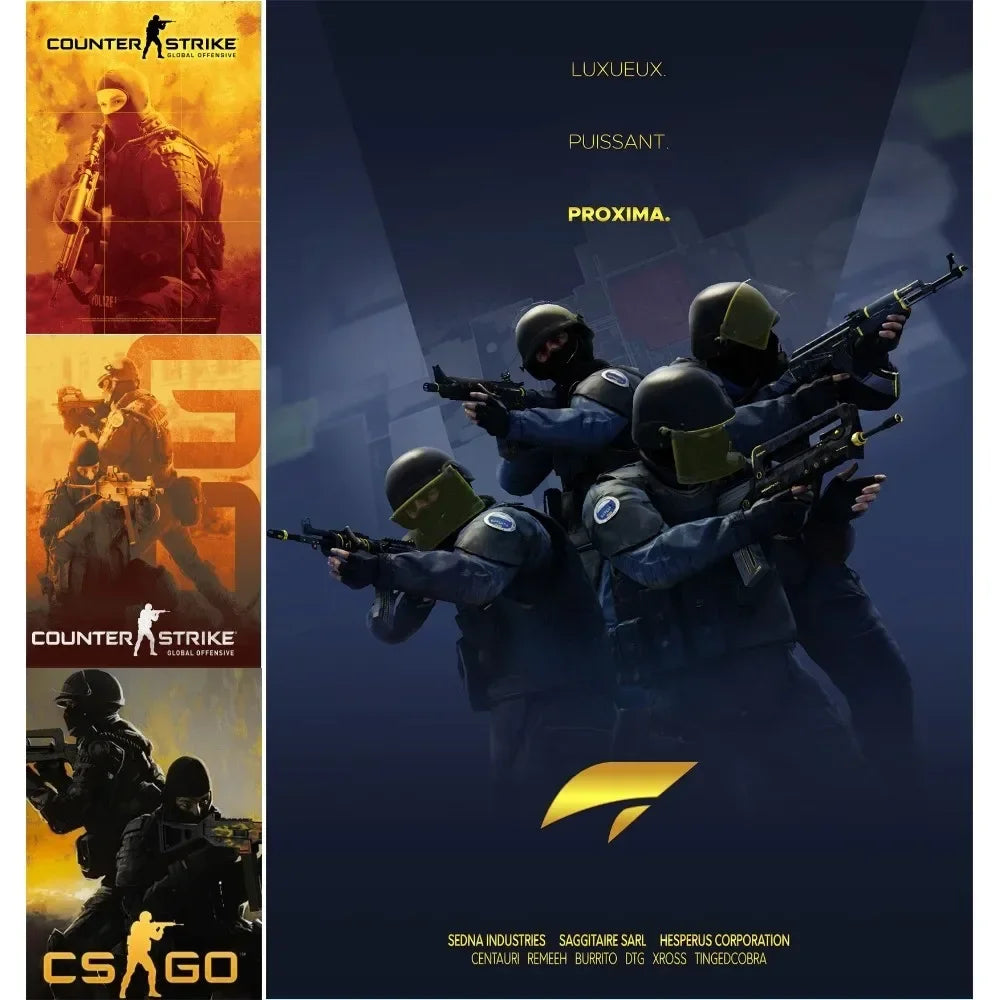 Game Counter-Strike 2 Poster Wall Art Home Decor Room Decor Digital Painting Living Room Restaur