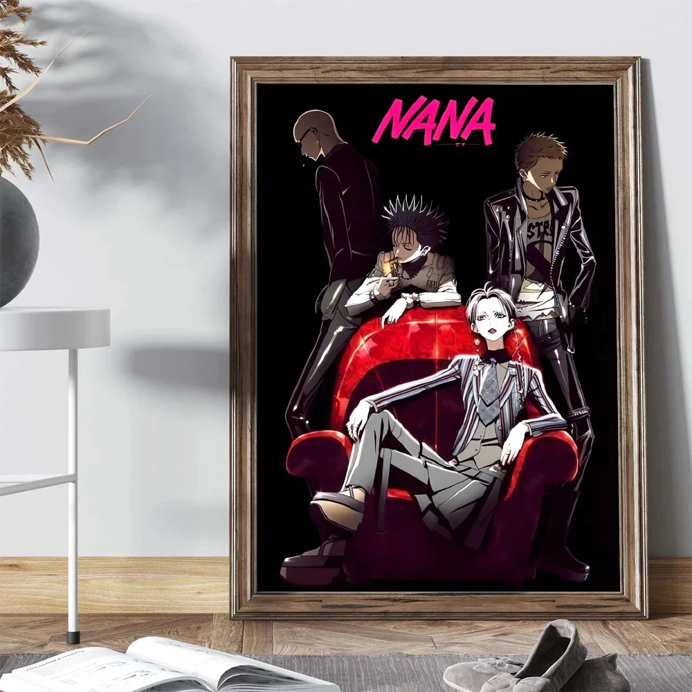 Japanese Classic Anime NANA Poster Self-adhesive Art Poster Retro