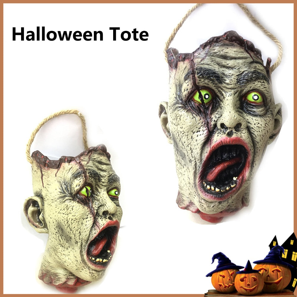 Halloween-Einkaufstasche, Zombie-Monster, Süßigkeiten-Tasche, Süßes oder Saures, Geisterfest, Party, Happy Day, Dekoration für Kinder, Geschenktüte, Zubehör 