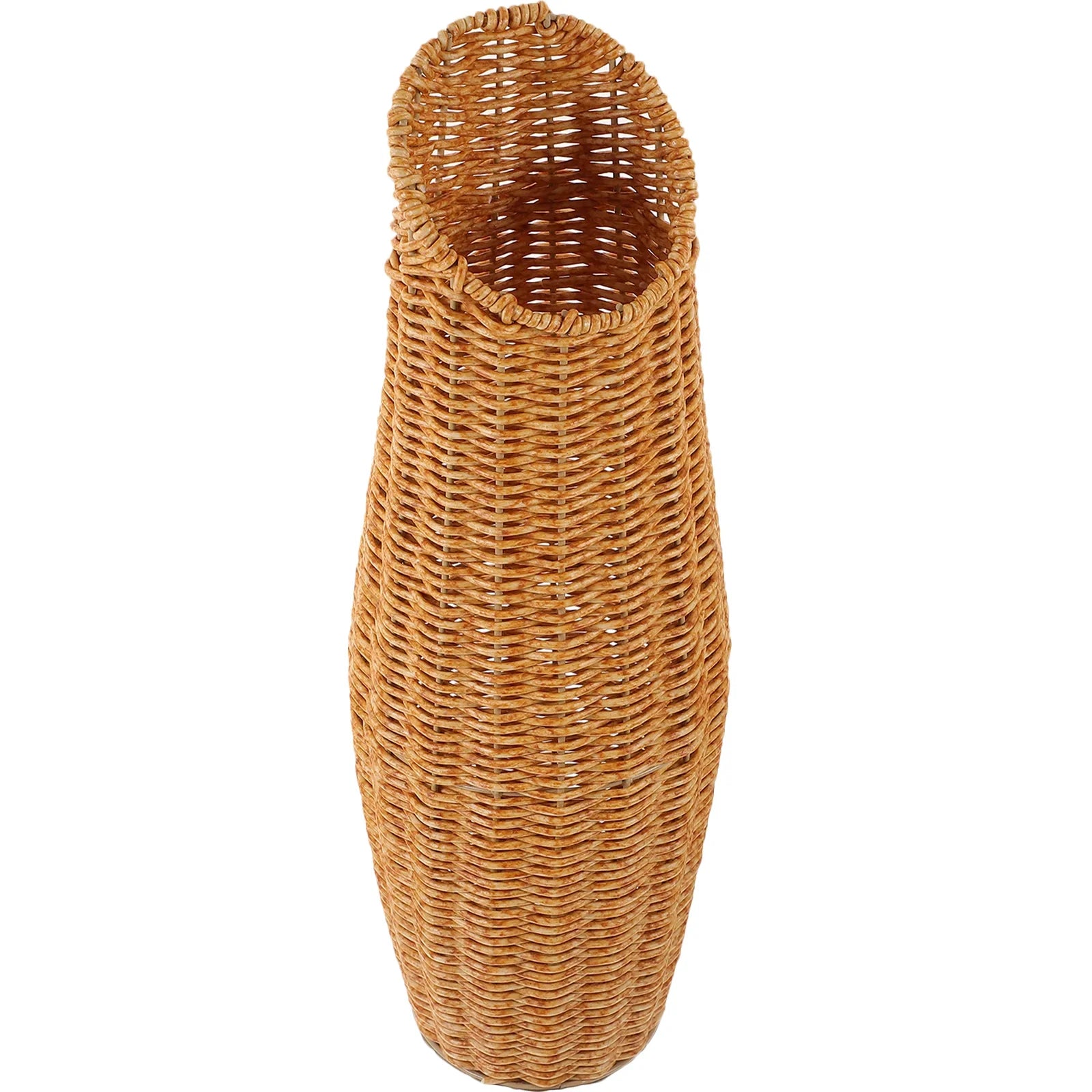 Rattan Vase Wicker Floor Vase Hand Woven Flower Vase Country Flower Va ...