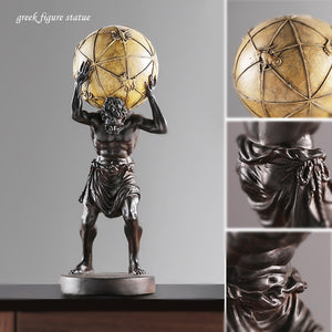Simulated European Greek mythological figures, creative decorations, living room, porch decoration, resin crafts, Atesla acacuss