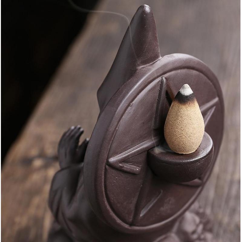 Skull Incense Burner Waterfall - acacuss