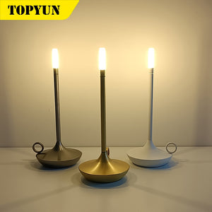 Table lamp for bedroom Rechargeable Wireless touch lamp Camping candle Creative lamp rechargeable USB-C desk lamp acacuss