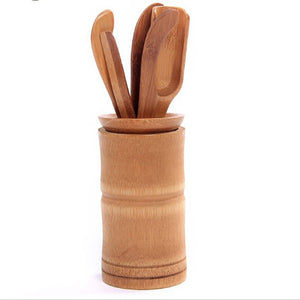 Tea Ceremony Tools Six Gentlemen Bamboo Tea Accessories Creative Kung Fu Tea Cereamony Set Chinese Tea Bamboo Utensils 6pcs/set acacuss