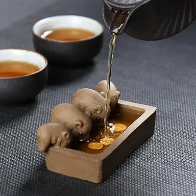 Tea Pet Purple Clay Decoration Accessories - ACACUSS