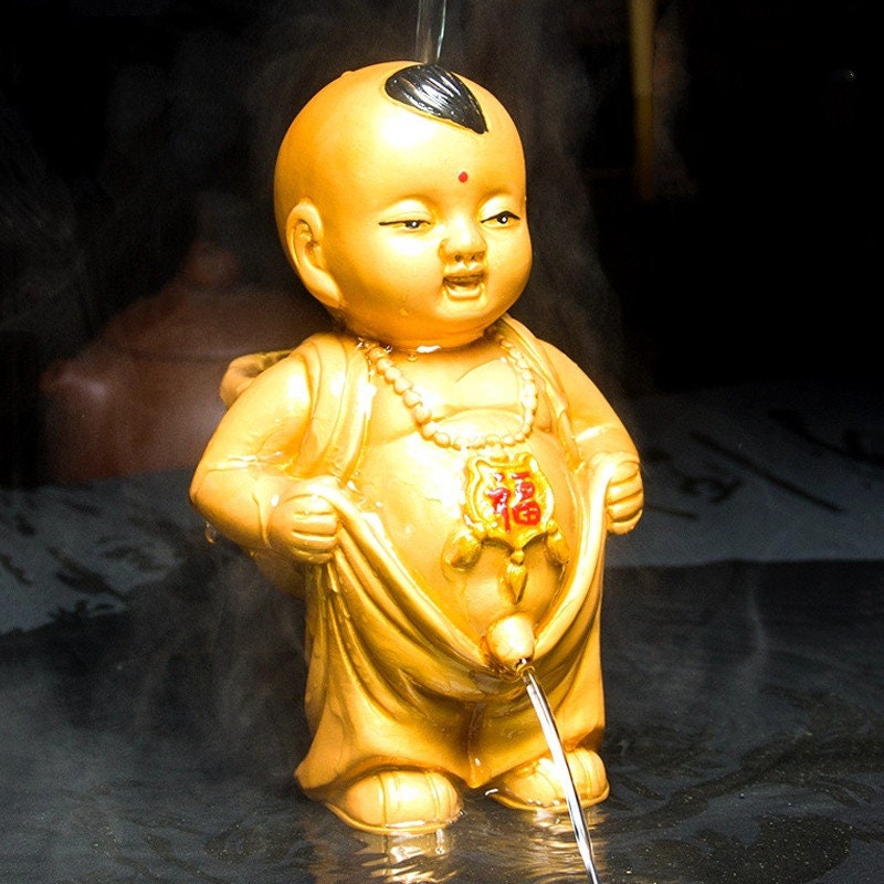 Tea Pet Villain Urinating Child Can Raise Color Changing Ornaments - acacuss