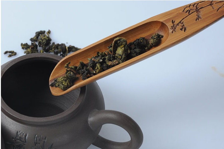 ACACUSS Tea Spoon Hand Carved Bamboo Tea Shovel Tea Set tea CEREMONY - ACACUSS