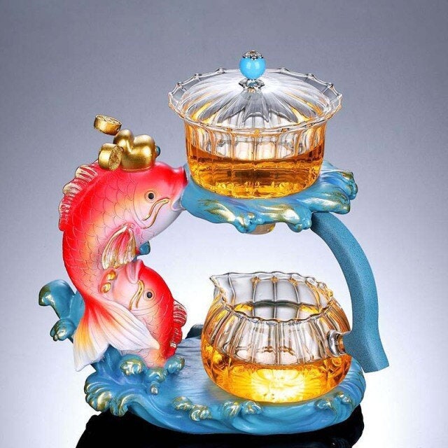 ACACUSS Loose leaf tea infuser for Herbal TEA Best tea Lover Gift | Fish tea infuser Organic Tea Gift Box with tea strainer - ACACUSS