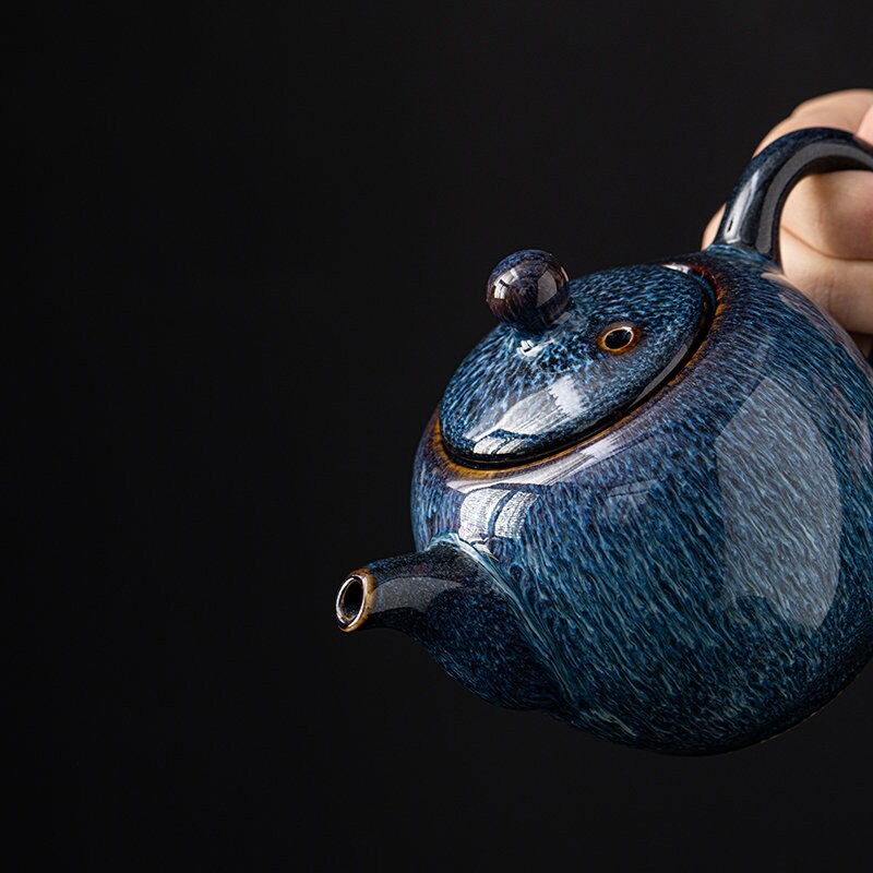 Teapot Single Pot Ceramic Handmade Single Tea Set - acacuss