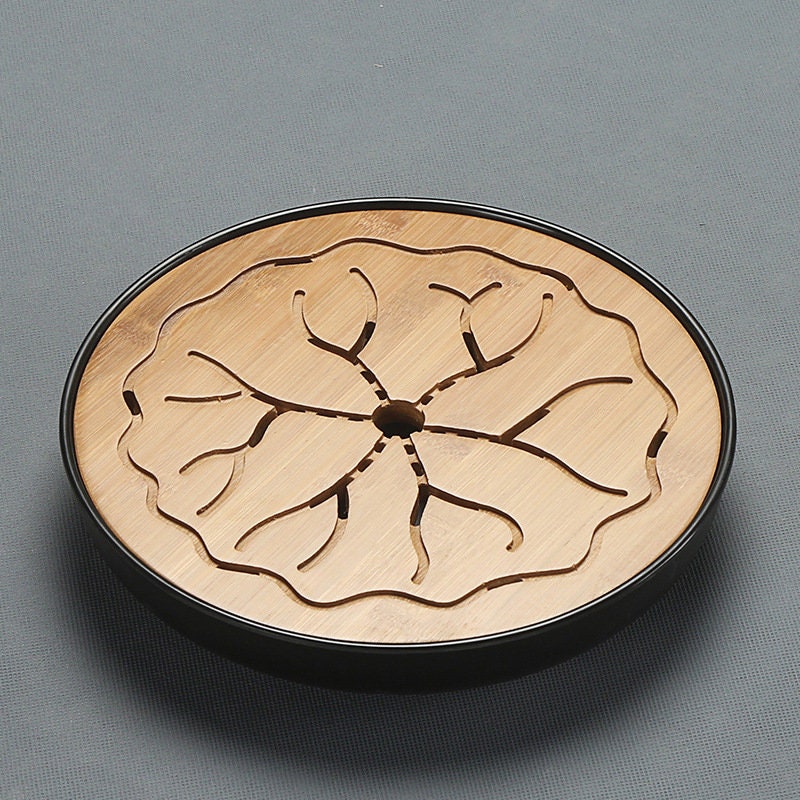 ACACUSS Bamboo tea tray square size | Tea Tray Heavy Natural Bamboo | Traditional Bamboo Wood Gongfu Tea Tray | Tea Table Tray Drainage - ACACUSS