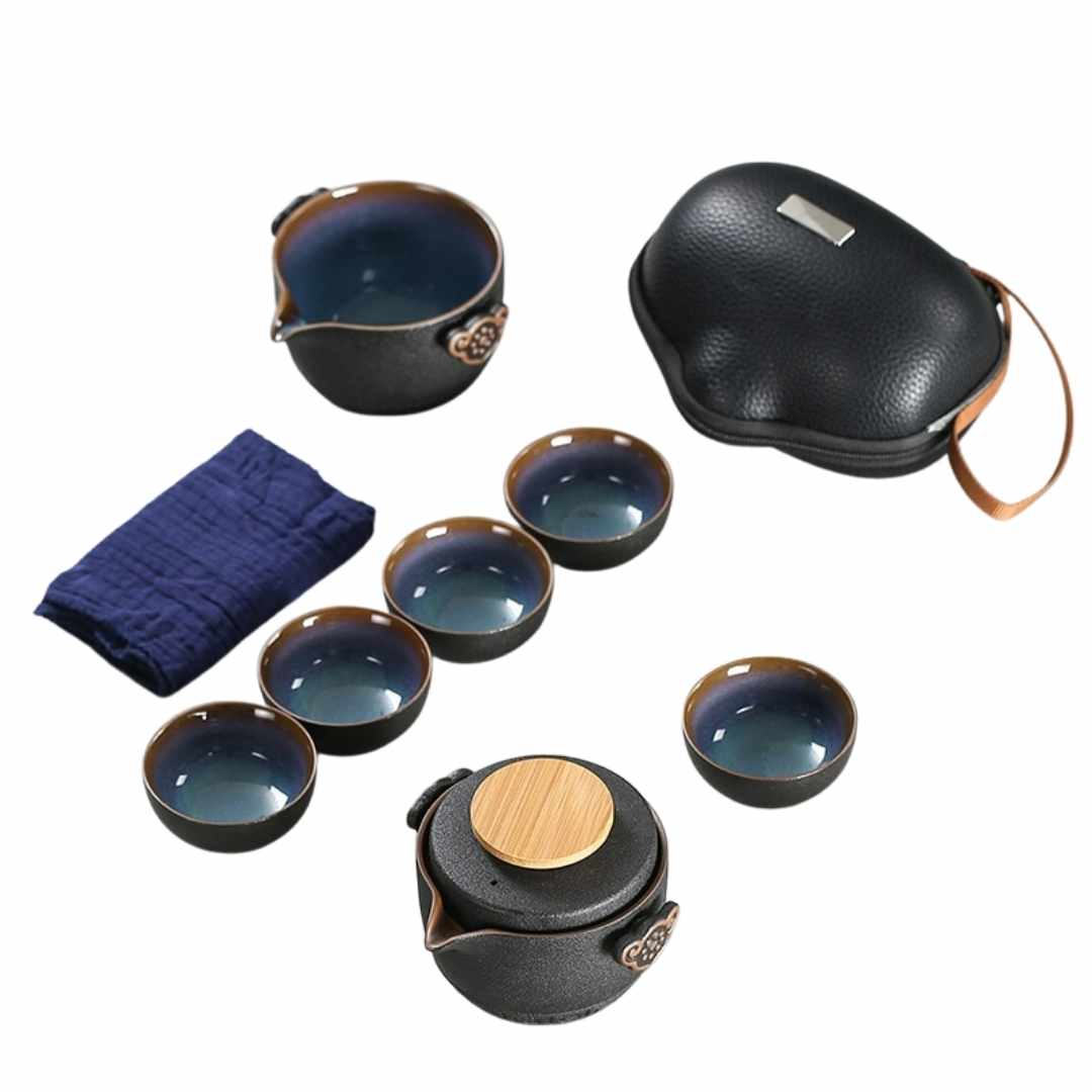 Travel Tea Set with Case - acacuss