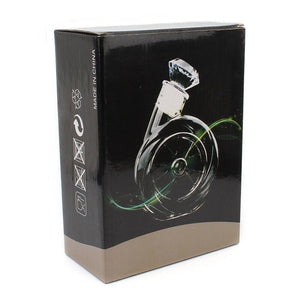 Turbo Whiskey Scotch Decanter Set Best for whiskey gift Vintage Blower Wine Pot Diamond Wine Stopper Glass Decanter Bottle - wine decanter - ACACUSS