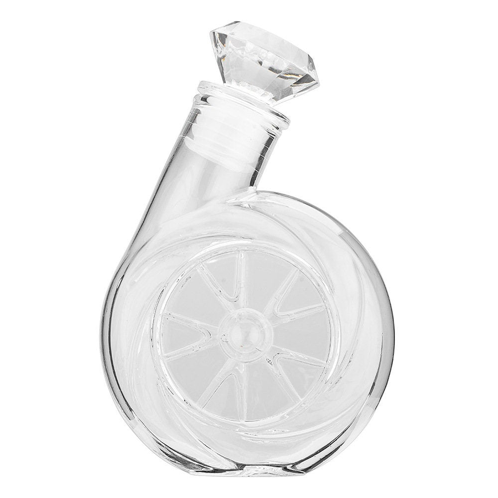 Turbo Whiskey Scotch Decanter Set Best for whiskey gift Vintage Blower Wine Pot Diamond Wine Stopper Glass Decanter Bottle - wine decanter - ACACUSS