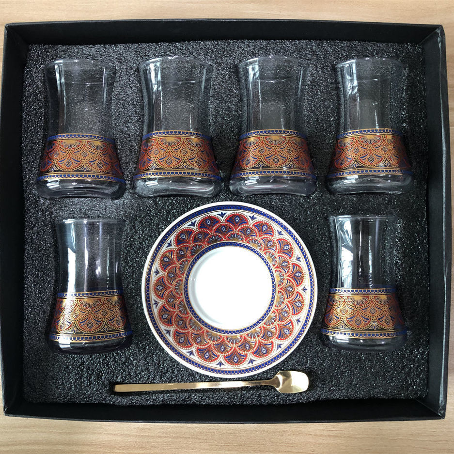 Turkish Tea Set Glass acacuss
