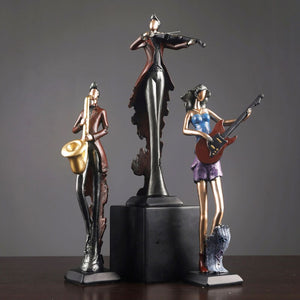 ACACUSS Unique bookshelf Decor Music Art Character Model Statue Creative Living Room Decoration Wine Cabinet Ornaments Figurine - ACACUSS