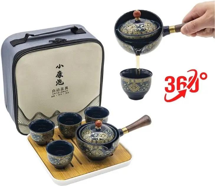 Théière japonaise en céramique Peinte  à la main - ACACUSS
