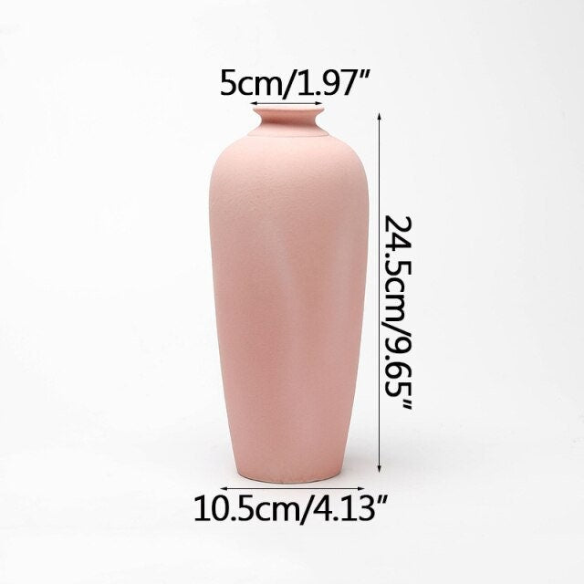 ACACUSS MID Century Modern Decor sculpture VASE Nordic Minimalist Decorative Ornaments Flower Arrangement - housewarming Gift - ACACUSS