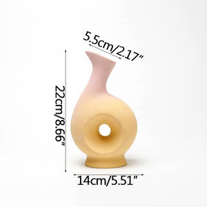 ACACUSS MID Century Modern Decor sculpture VASE Nordic Minimalist Decorative Ornaments Flower Arrangement - housewarming Gift - ACACUSS