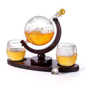 Whiskey Scotch Decanter Set Best for whiskey gift Vintage Blower Wine Pot Diamond Wine Stopper Glass Decanter Bottle - wine decanter - ACACUSS