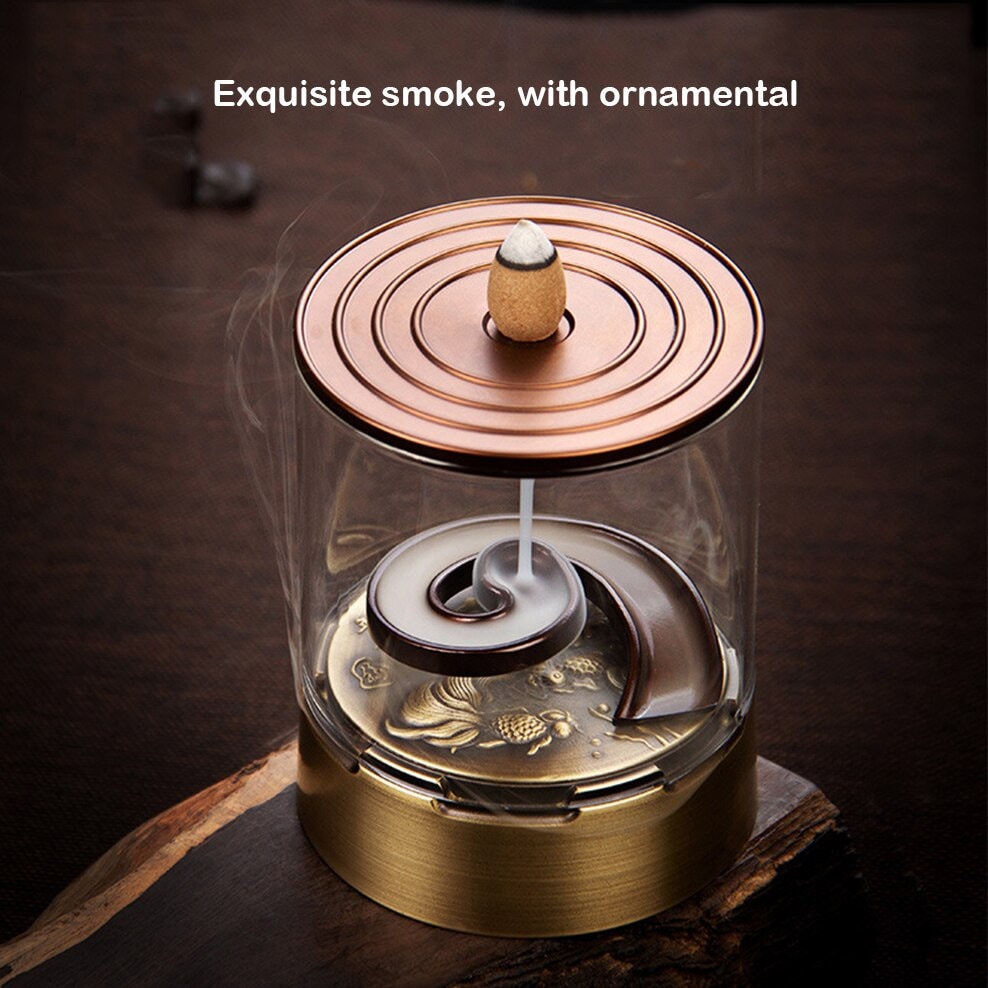 Windproof Backflow Incense burner - acacuss