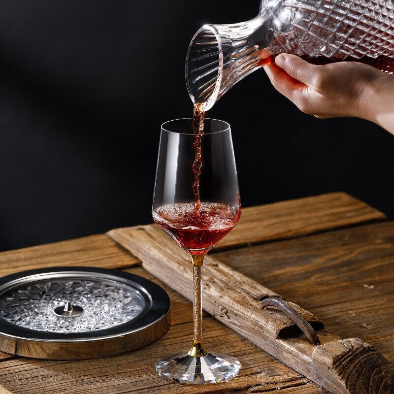Laser Light Bar Wine Liquor Round Luminous Base Arabic Hookah