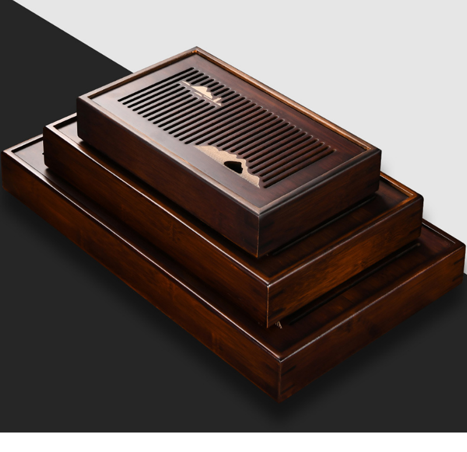 Wood Tea Tray Drainage Water Storage - Tea tray gong fu - acacuss