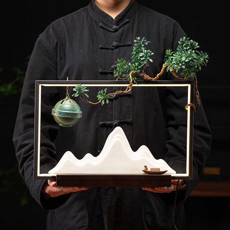 Zenfall Incense Burner Stand Led acacuss