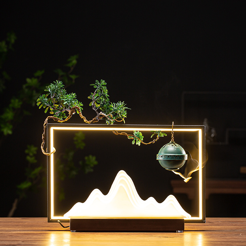 Zenfall Incense Burner Stand Led acacuss