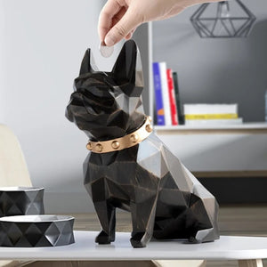 french bulldog coin bank box piggy bank figurine home decorations coin storage box holder toy child gift money box dog for kids acacuss