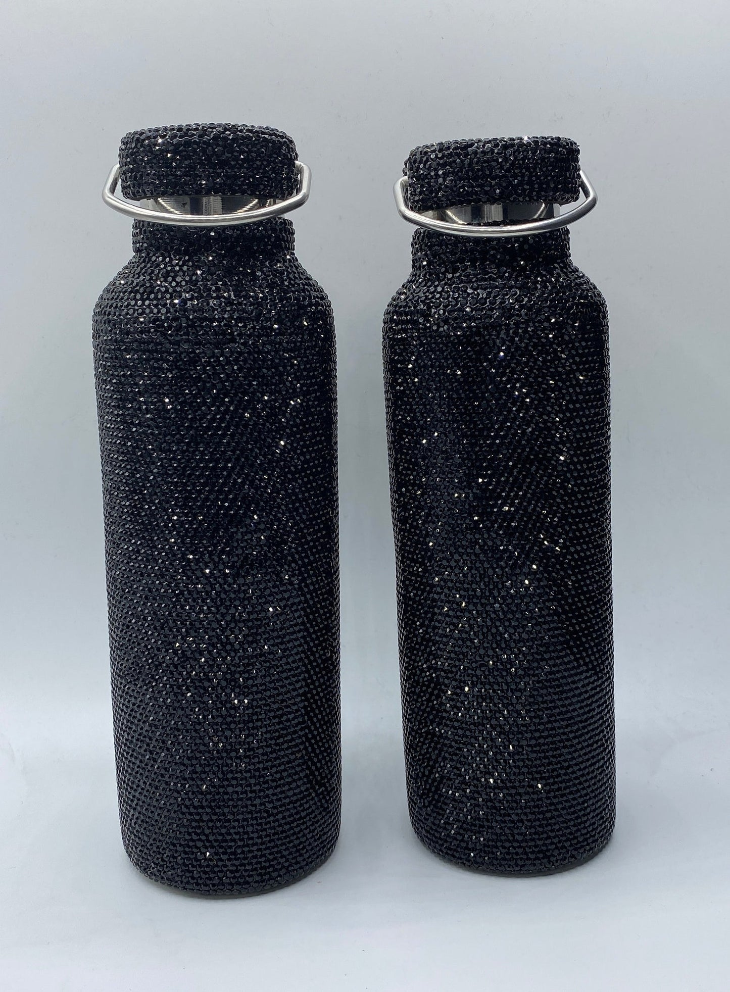 Diamond Vacuum Flask - Portable Rhinestone Diamond Double Layer Stainless Steel Water Bottle Outdoor Sports Travel Metal Thermos - acacuss